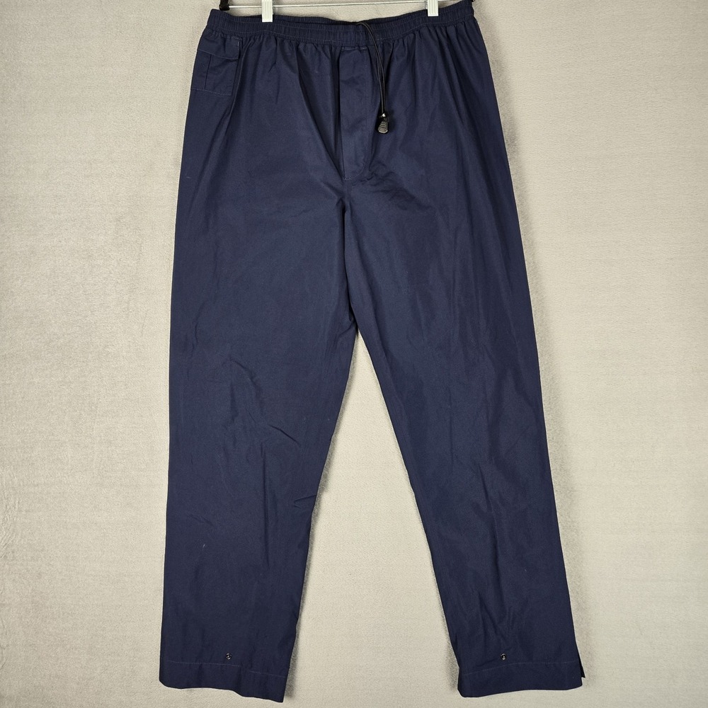 Zero Restrictions Pants Mens Large Featherweight Navy GORE-TEX‎ Zip Leg Outdoor